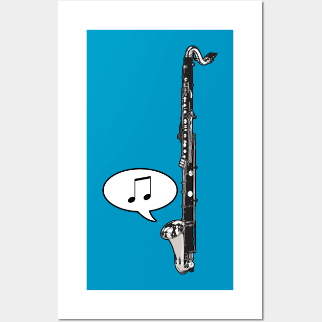 Bass Clarinet Wall Art by Dawn Anthes